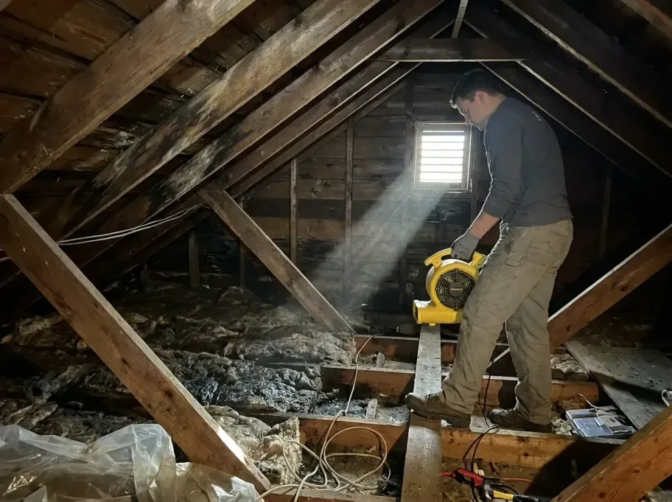 attic-water-damage-drying-proc-007 — frequently asked questions, Emergency Water Extraction & 24/7 Flood Response in Tinley…